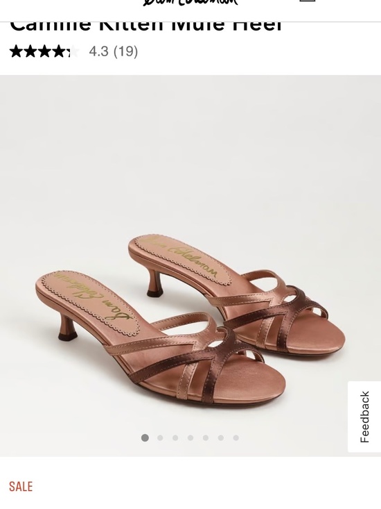 Sam Edelman Shoes - Sam Edelman Camille kitten heel mule